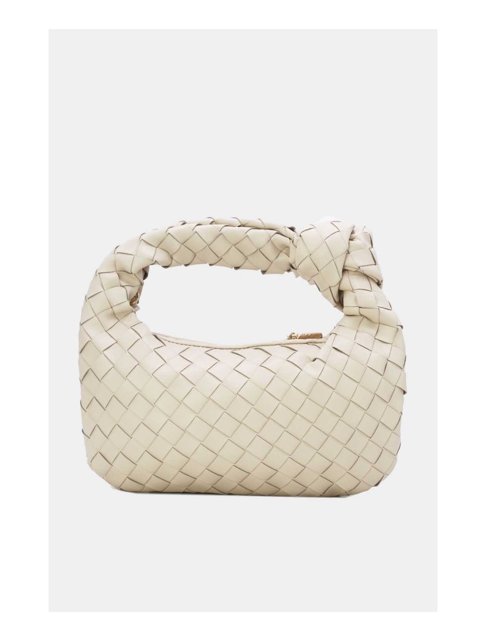 Tom&eva Sac Porté Épaule Demi Lune Tressé 24P-5934-Beige