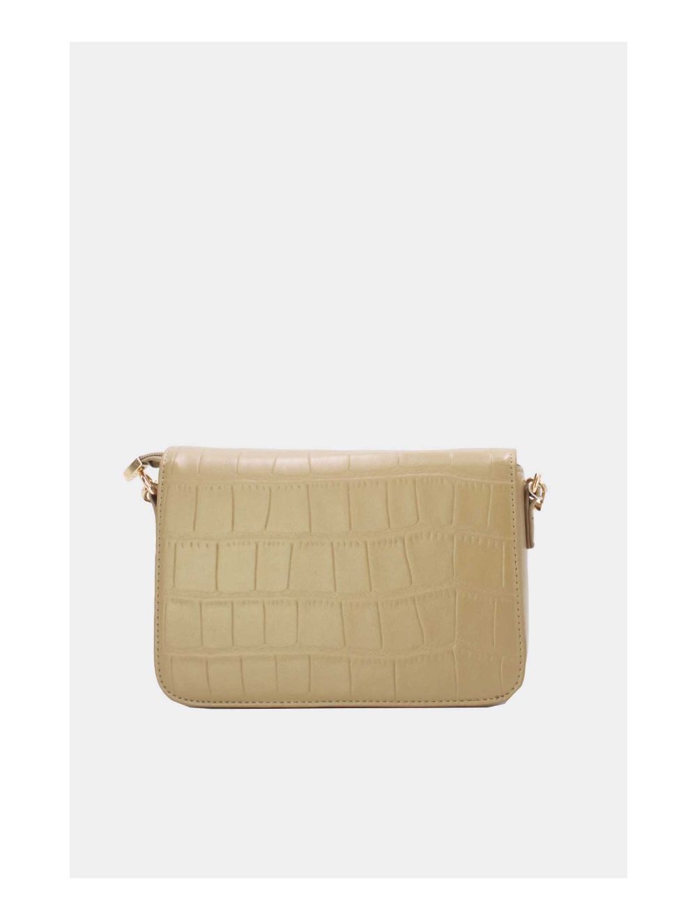 Tom&eva Sac Porté Épaule Effet Croco Avec Double Bandoulière 24B-5891-Kaki