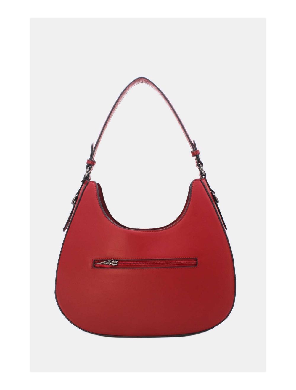 Tom&eva Sac Porté Épaule Effet Serpent 24B-6100-Burgundy