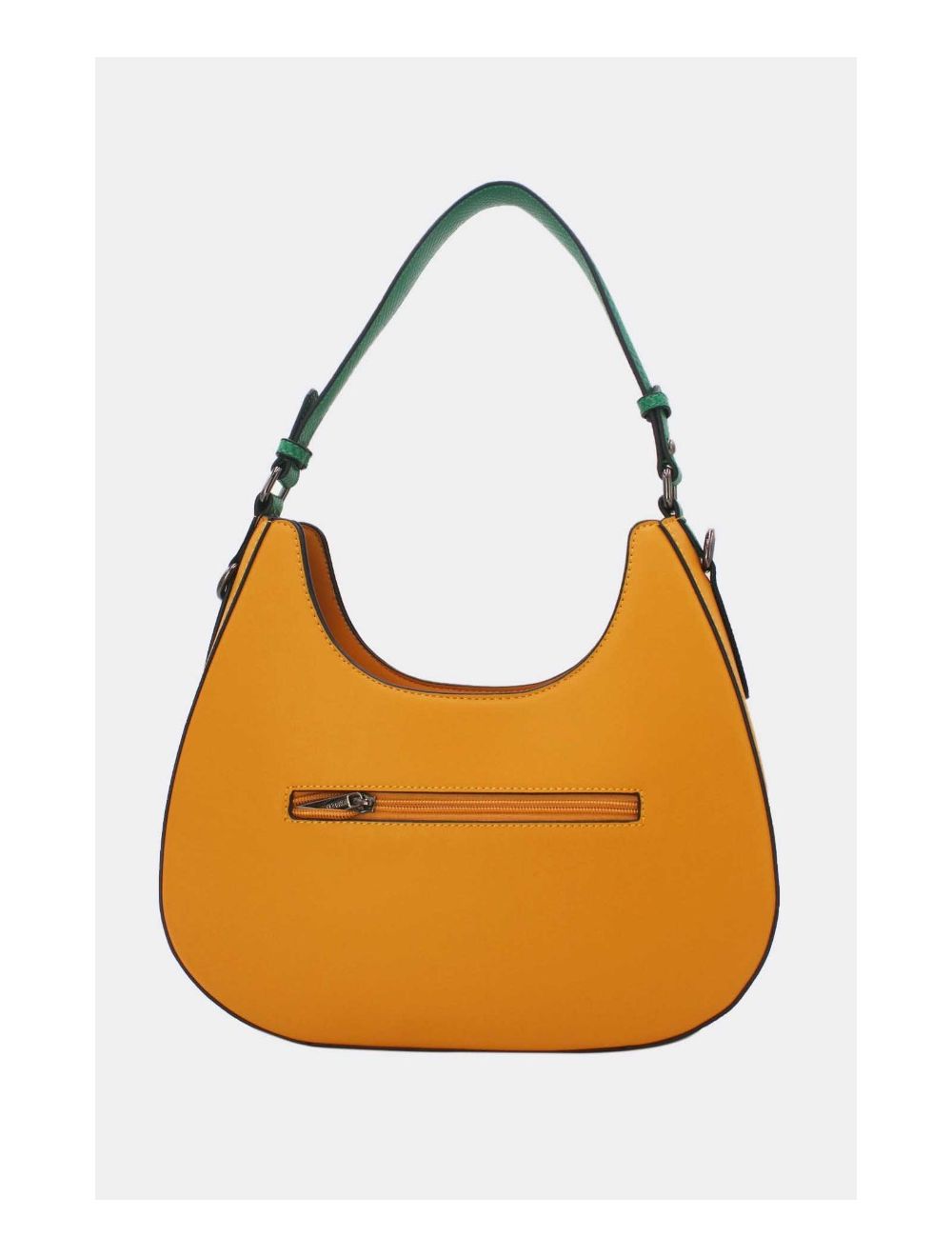 Tom&eva Sac Porté Épaule Effet Serpent 24B-6100-Yellow/Green