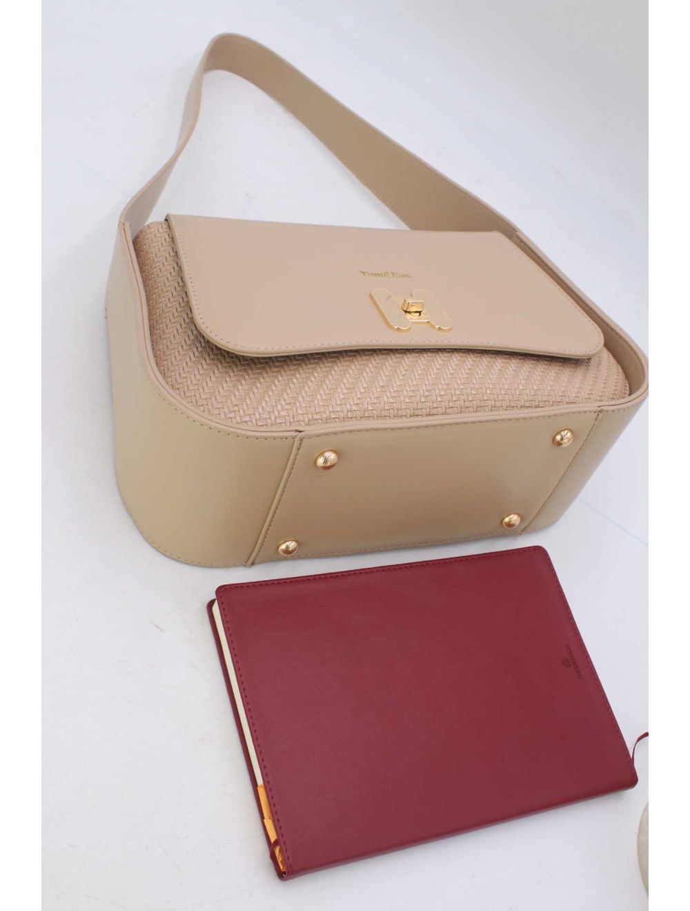 Tom&eva Sac Porté Épaule Effet Tressé 24B-6057-Kaki