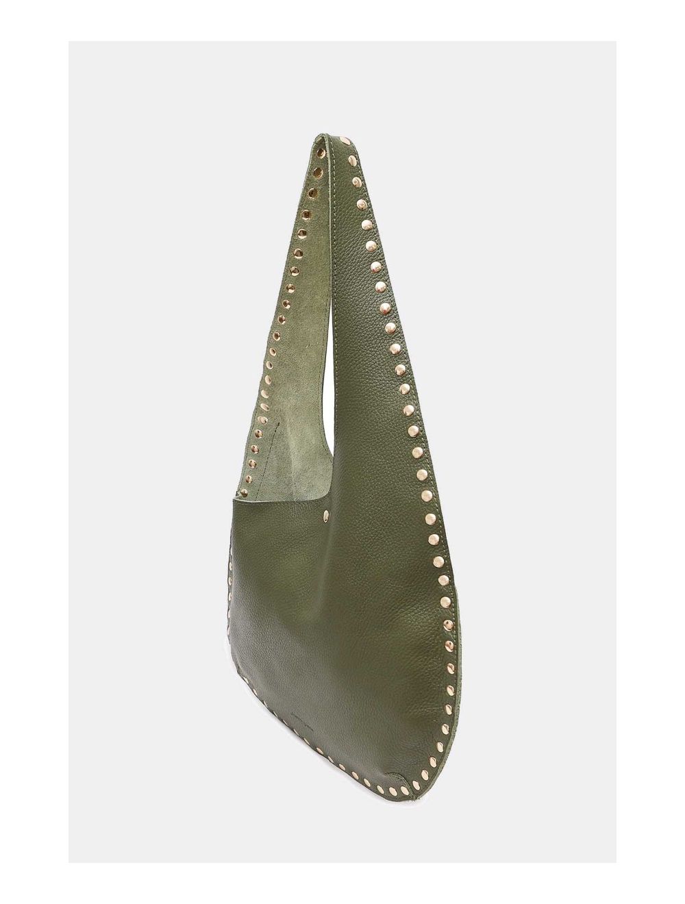 Tom&eva Sac Porté Épaule En Cuir De Vachette Grainée 4157 KARINE-Kaki