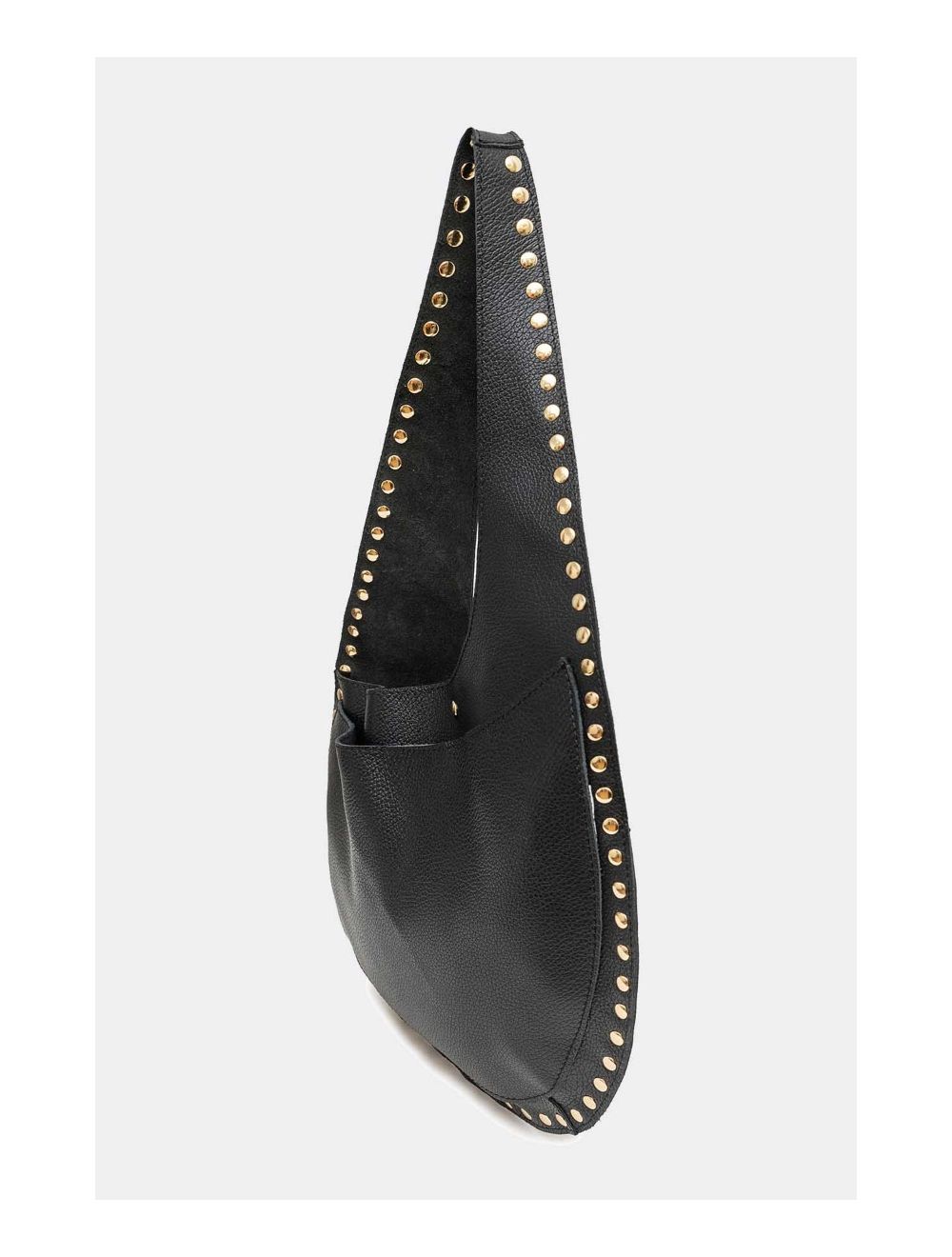 Tom&eva Sac Porté Épaule En Cuir De Vachette Grainée 4157 KARINE-Noir