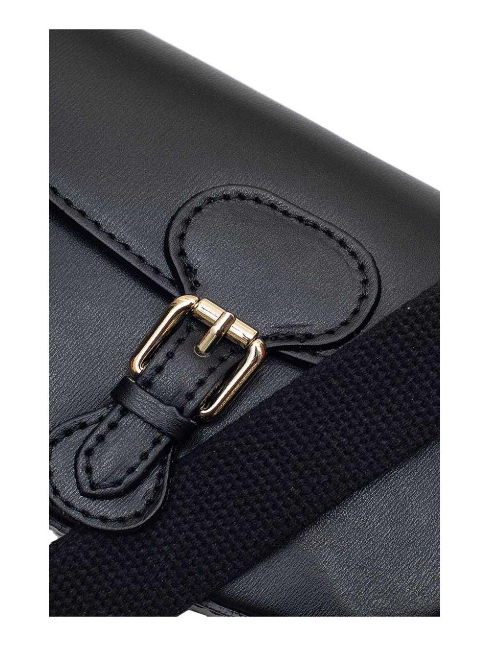 Tom&eva Sac Porté épaule En Cuir De Vachette Grainée-HERMINE 4063-Noir