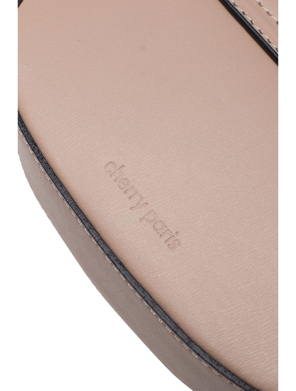 Tom&eva Sac Porté Épaule En Cuir De Vachette Grainée-HERMINE 4063-TAUPE