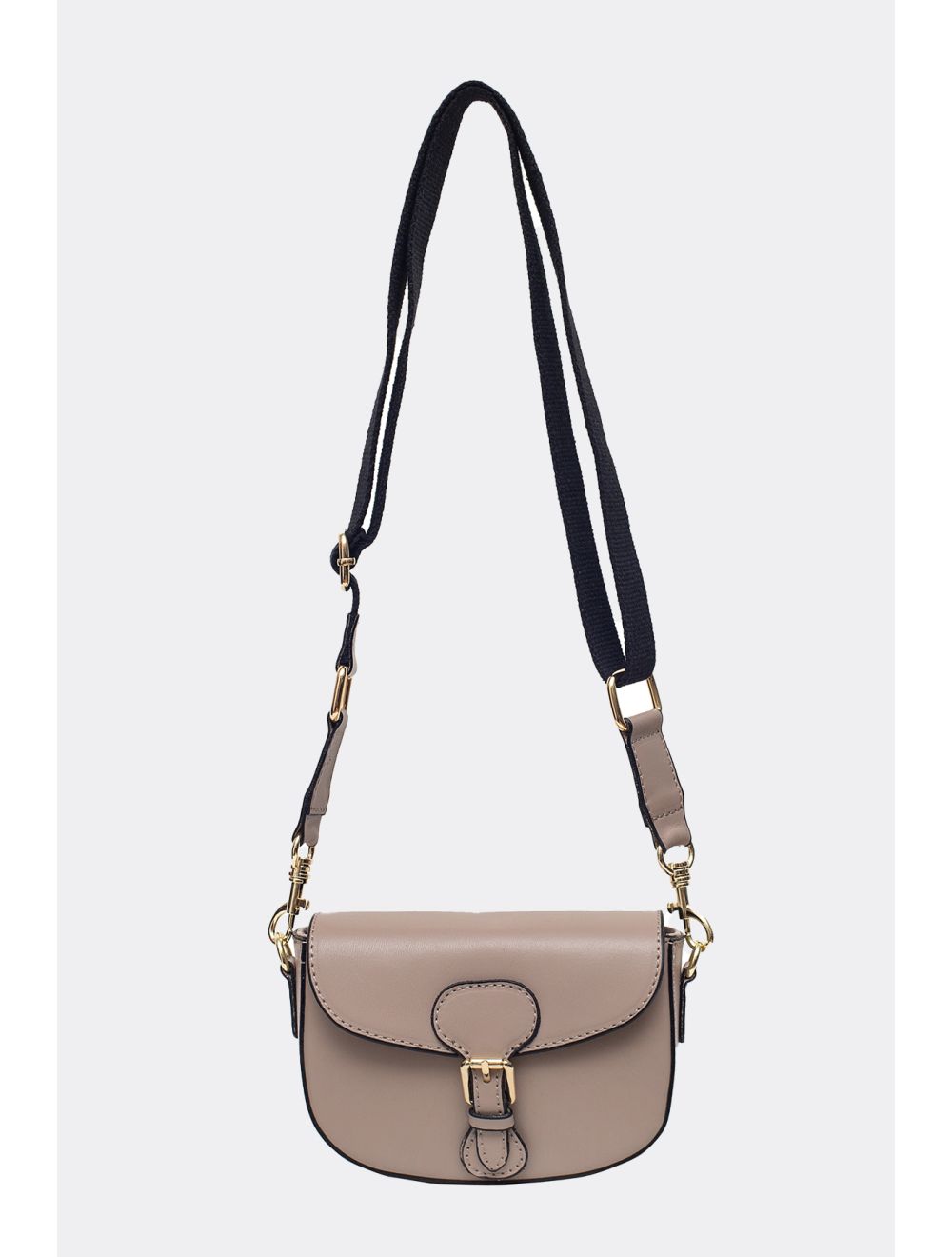 tom&eva Sac Porté Épaule En Cuir De Vachette Grainée-HERMINE 4063-TAUPE