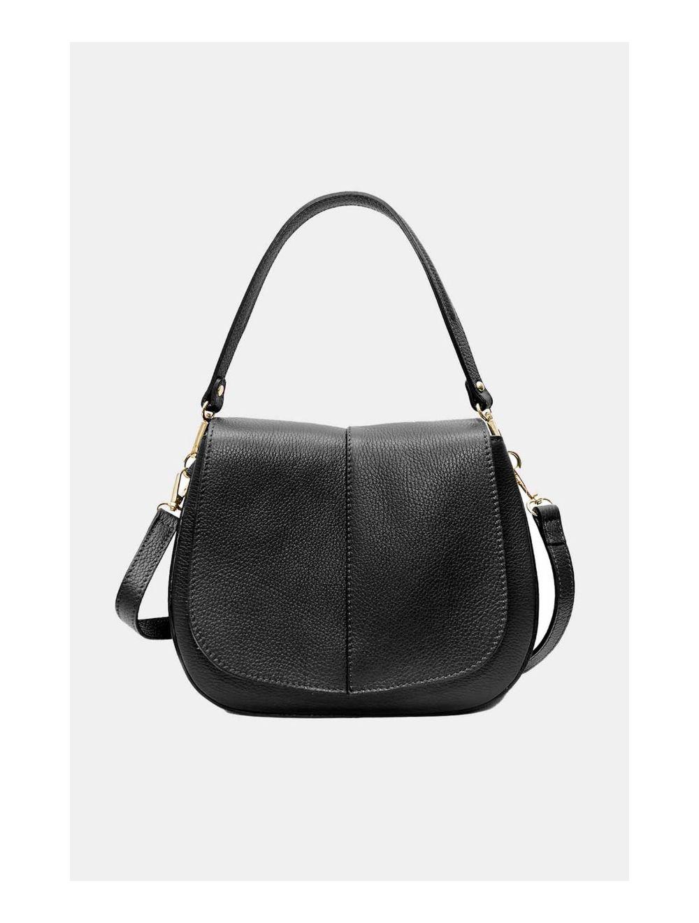 Tom&eva Sac Porté Épaule En Cuir Vachette Grainée 4137 LAYANA-NOIR