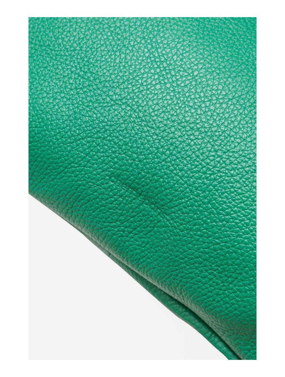 Tom&eva Sac Porté Épaule En Cuir Vachette Grainée NATALIA 4092-Vert