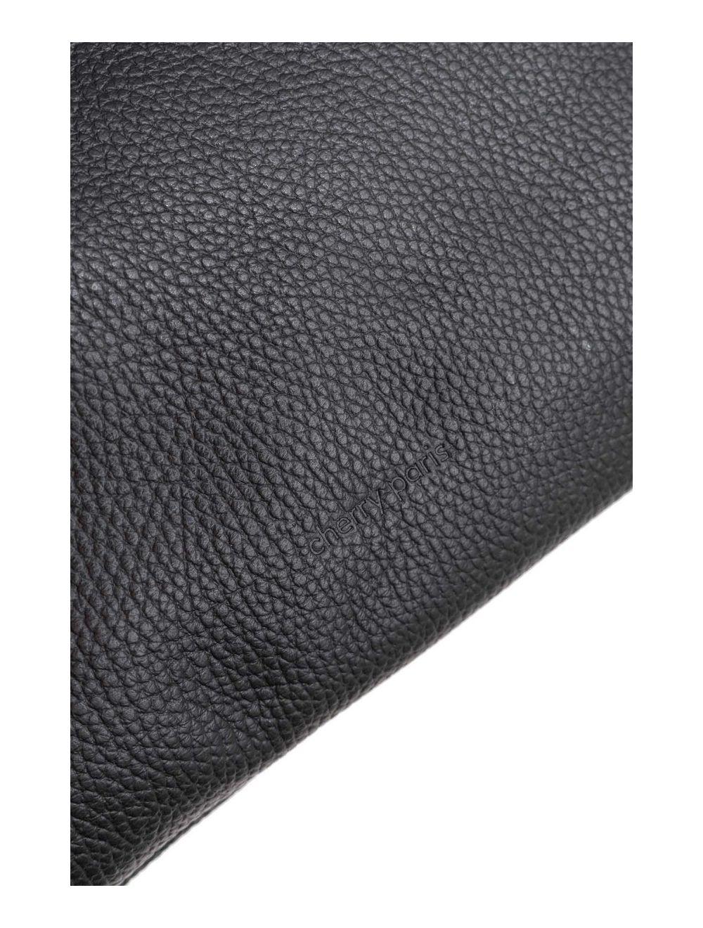 Tom&eva Sac Porté Épaule En Cuir Vachette Grainée NATALIA 4092-Noir