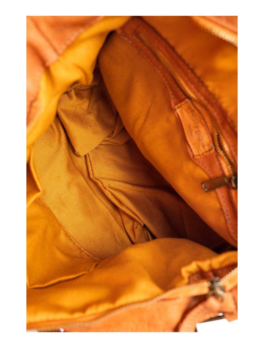 tom&eva Sac Porté Épaule En Cuir Vachette Motif Clouté CASTILLE 4116-Taupe