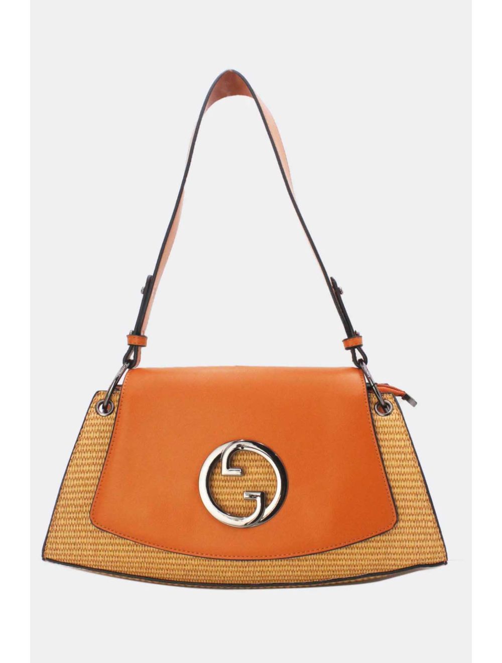 Tom&eva Sac Porté Épaule Femme En Paille 24B-6009-Abricot/Tan