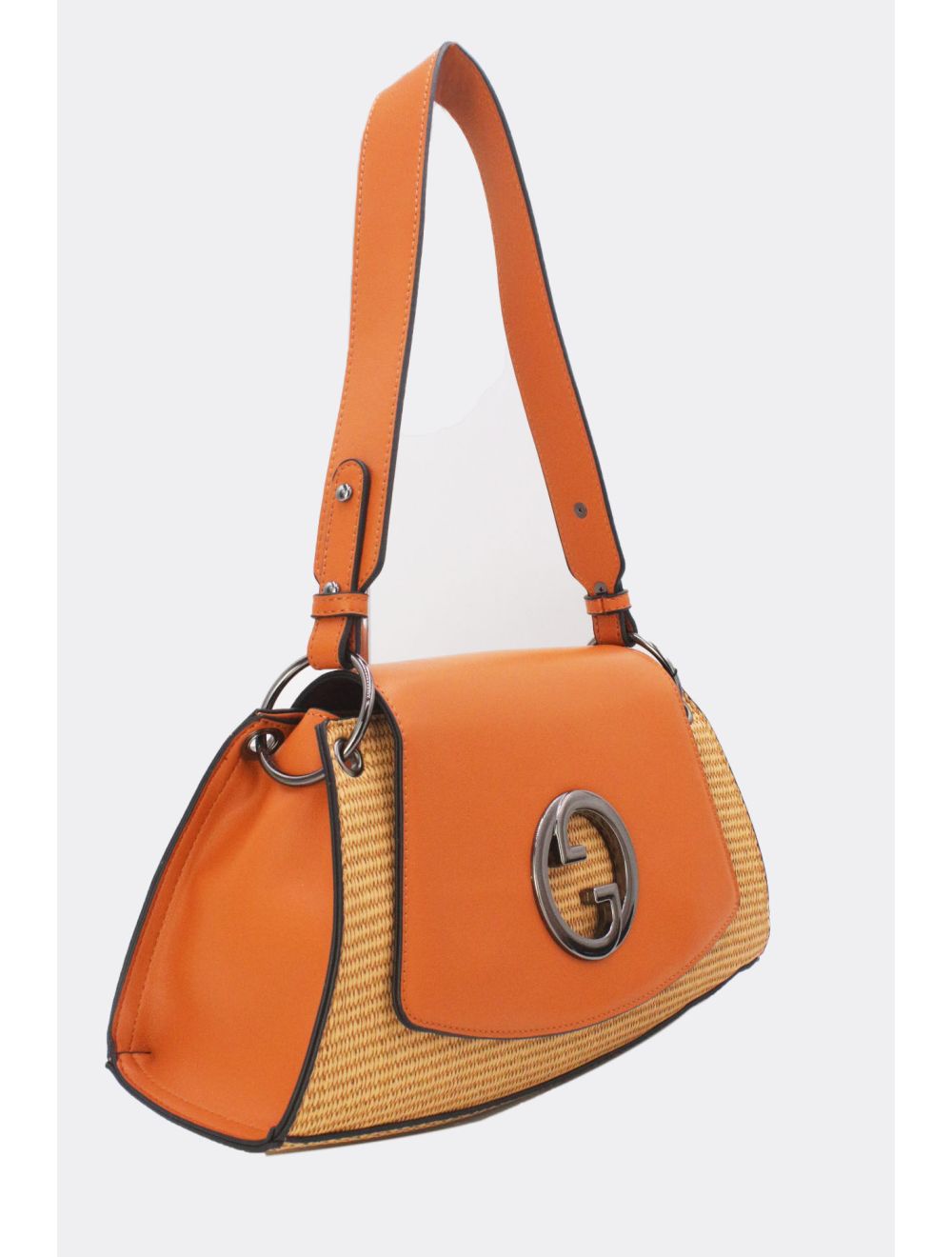 Tom&eva Sac Porté Épaule Femme En Paille 24B-6009-Abricot/Tan