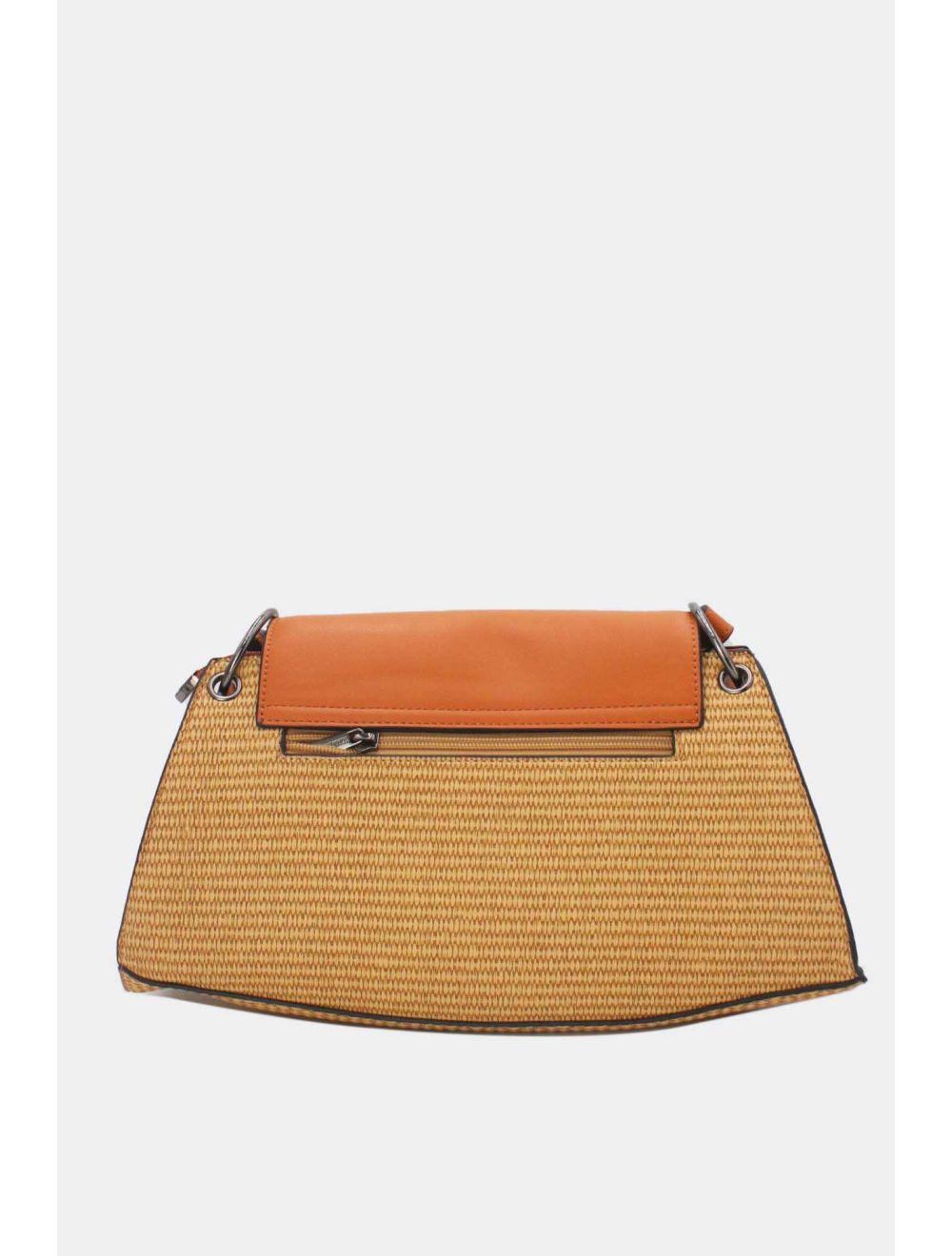 Tom&eva Sac Porté Épaule Femme En Paille 24B-6009-Abricot/Tan