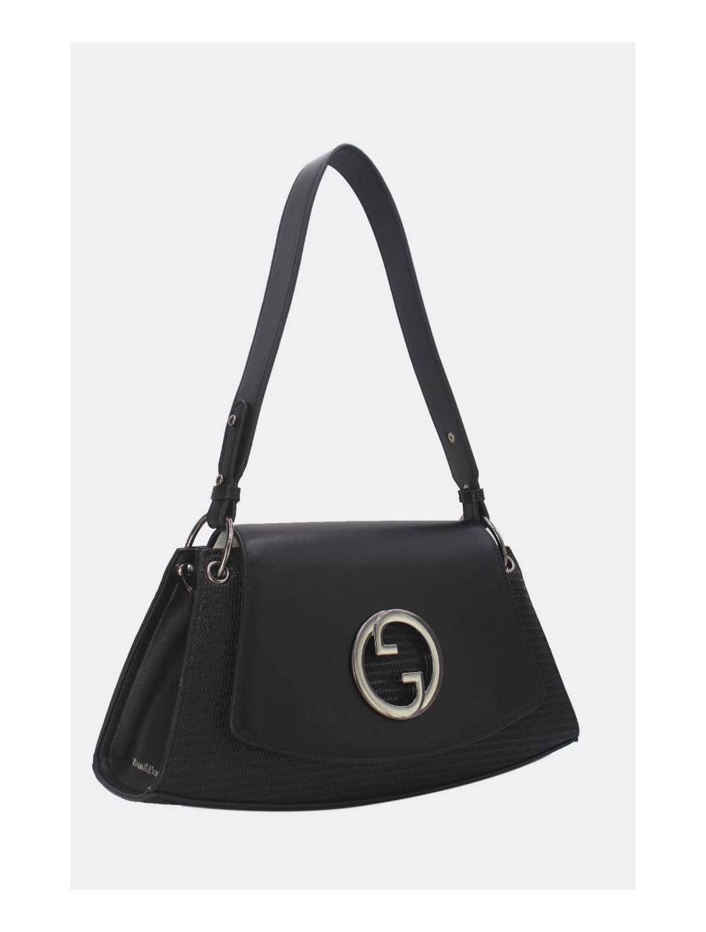 Tom&eva Sac Porté Épaule Femme En Paille 24B-6009-Noir