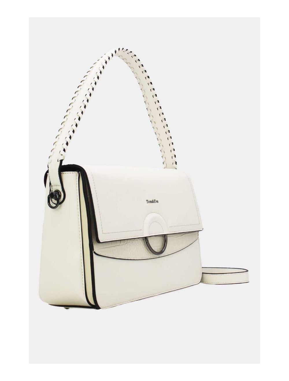 Tom&eva Sac Porté Épaule Femme Patchwork 24B-6031-Blanc