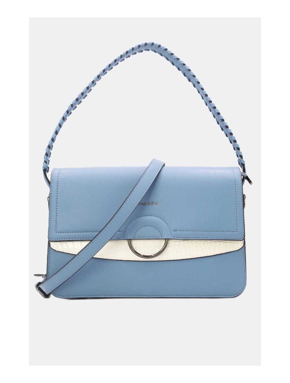 Tom&eva Sac Porté Épaule Femme Patchwork 24B-6031-Bleu