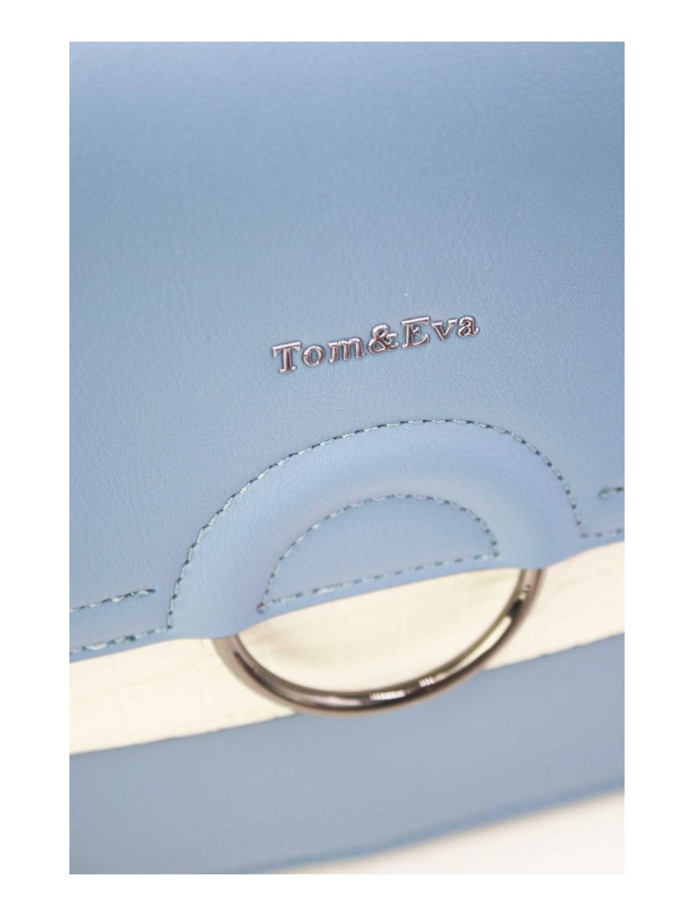 tom&eva Sac Porté Épaule Femme Patchwork 24B-6031-Bleu