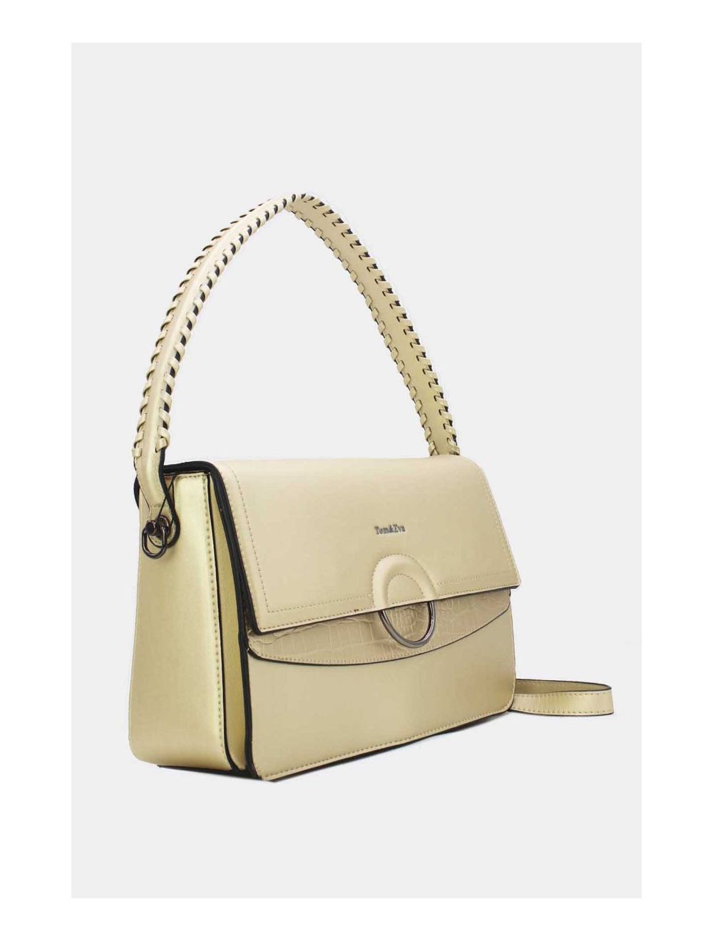 Tom&eva Sac Porté Épaule Femme Patchwork 24B-6031-Doré