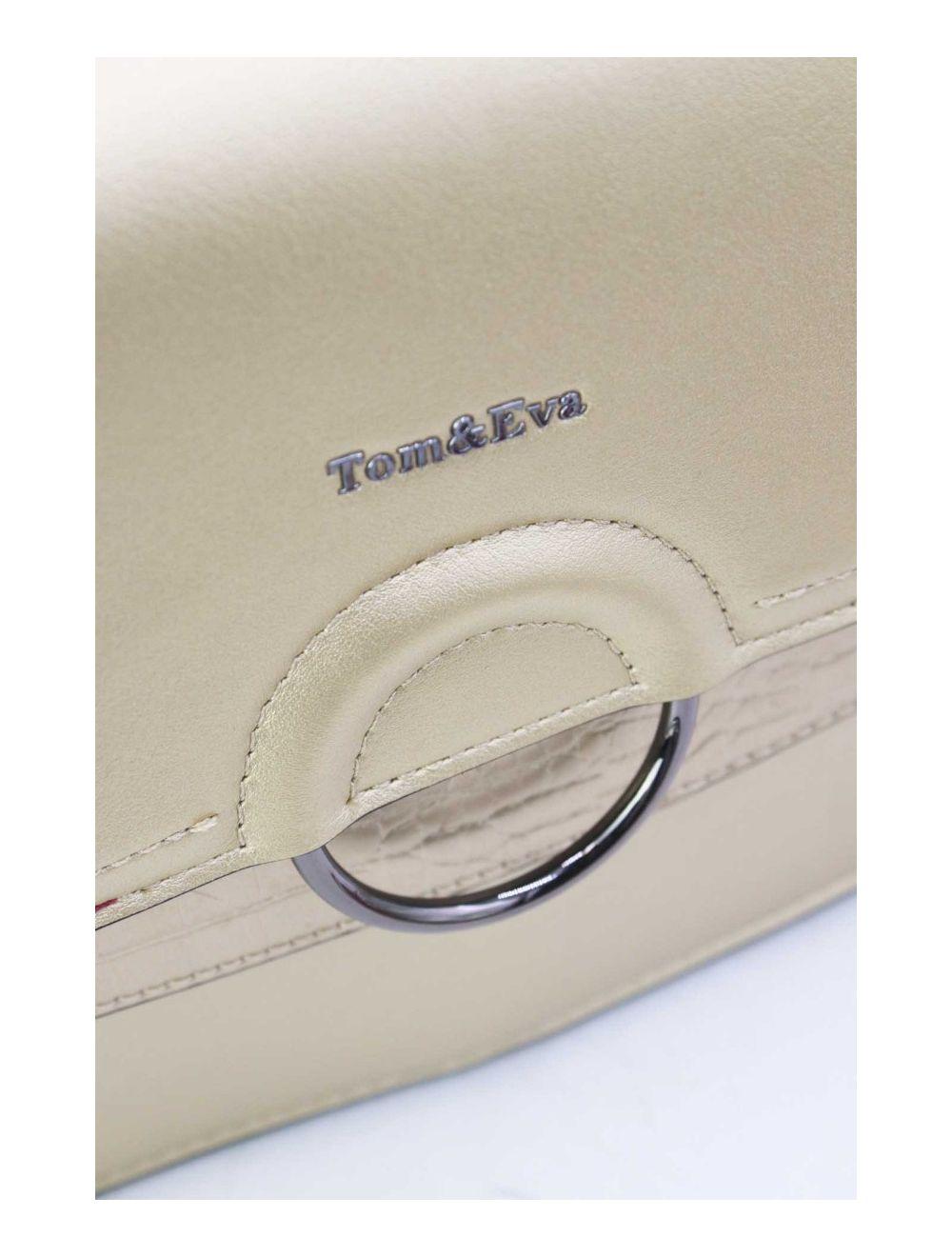 tom&eva Sac Porté Épaule Femme Patchwork 24B-6031-Doré