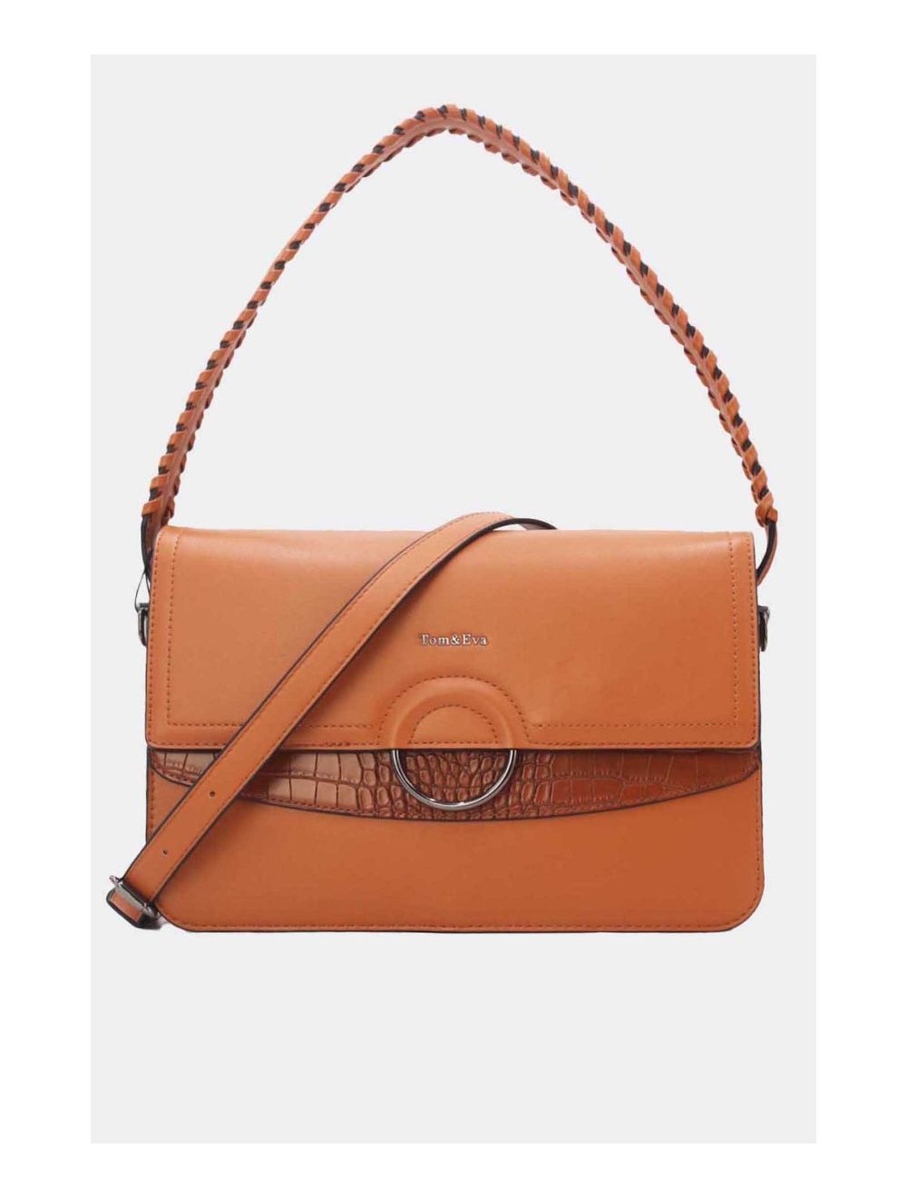 Tom&eva Sac Porté Épaule Femme Patchwork 24B-6031-Marron