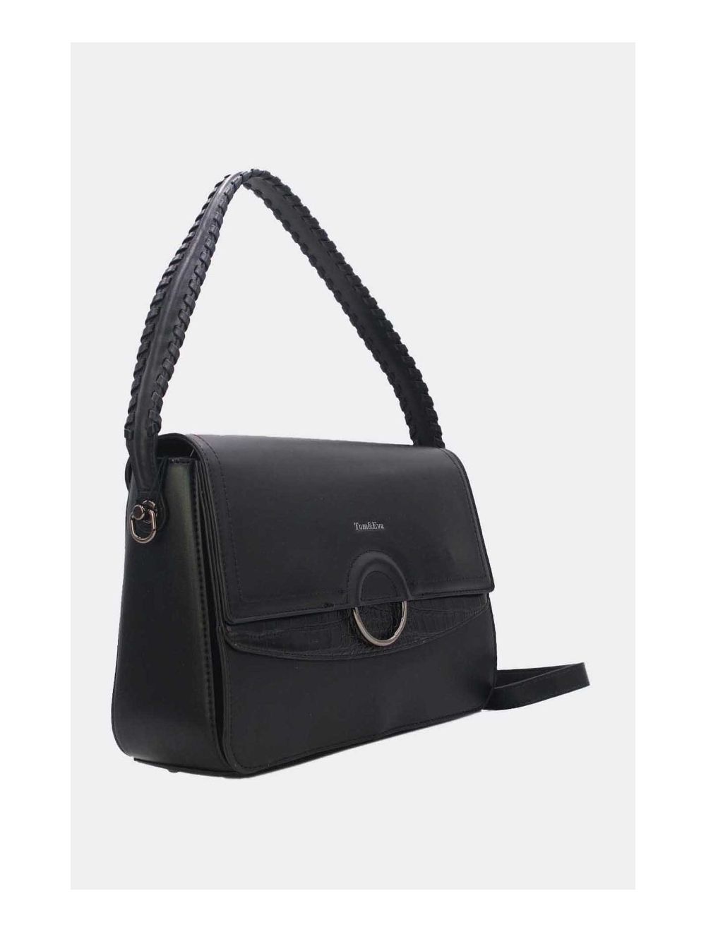 Tom&eva Sac Porté Épaule Femme Patchwork 24B-6031-Noir