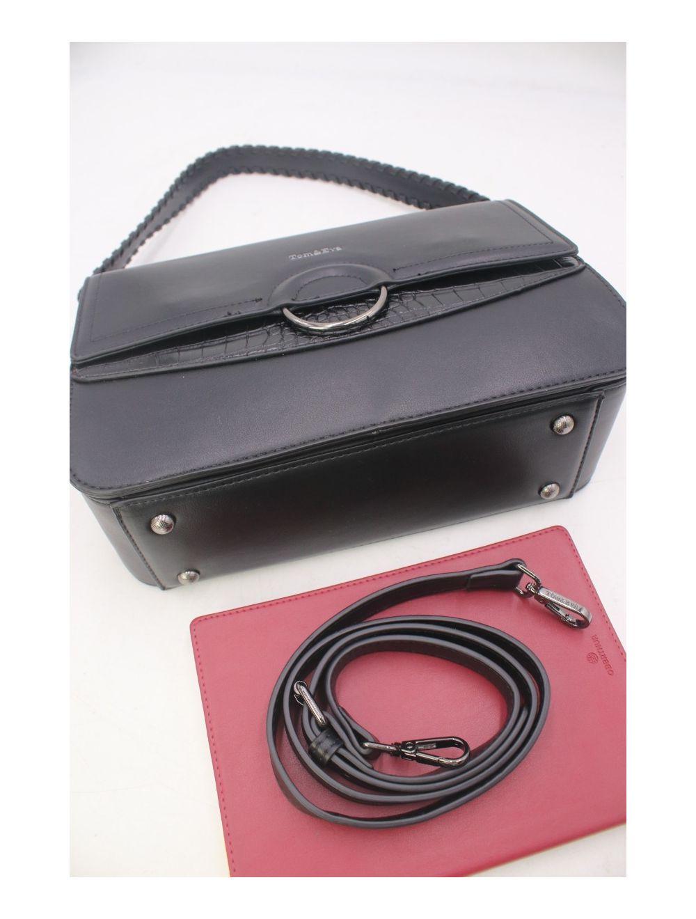 Tom&eva Sac Porté Épaule Femme Patchwork 24B-6031-Noir