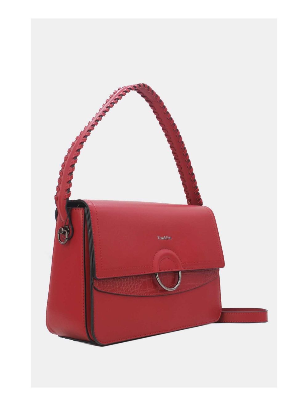 Tom&eva Sac Porté Épaule Femme Patchwork 24B-6031-Rouge