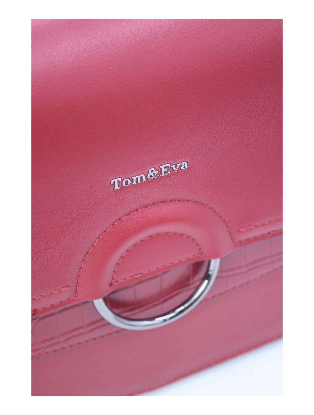 tom&eva Sac Porté Épaule Femme Patchwork 24B-6031-Rouge