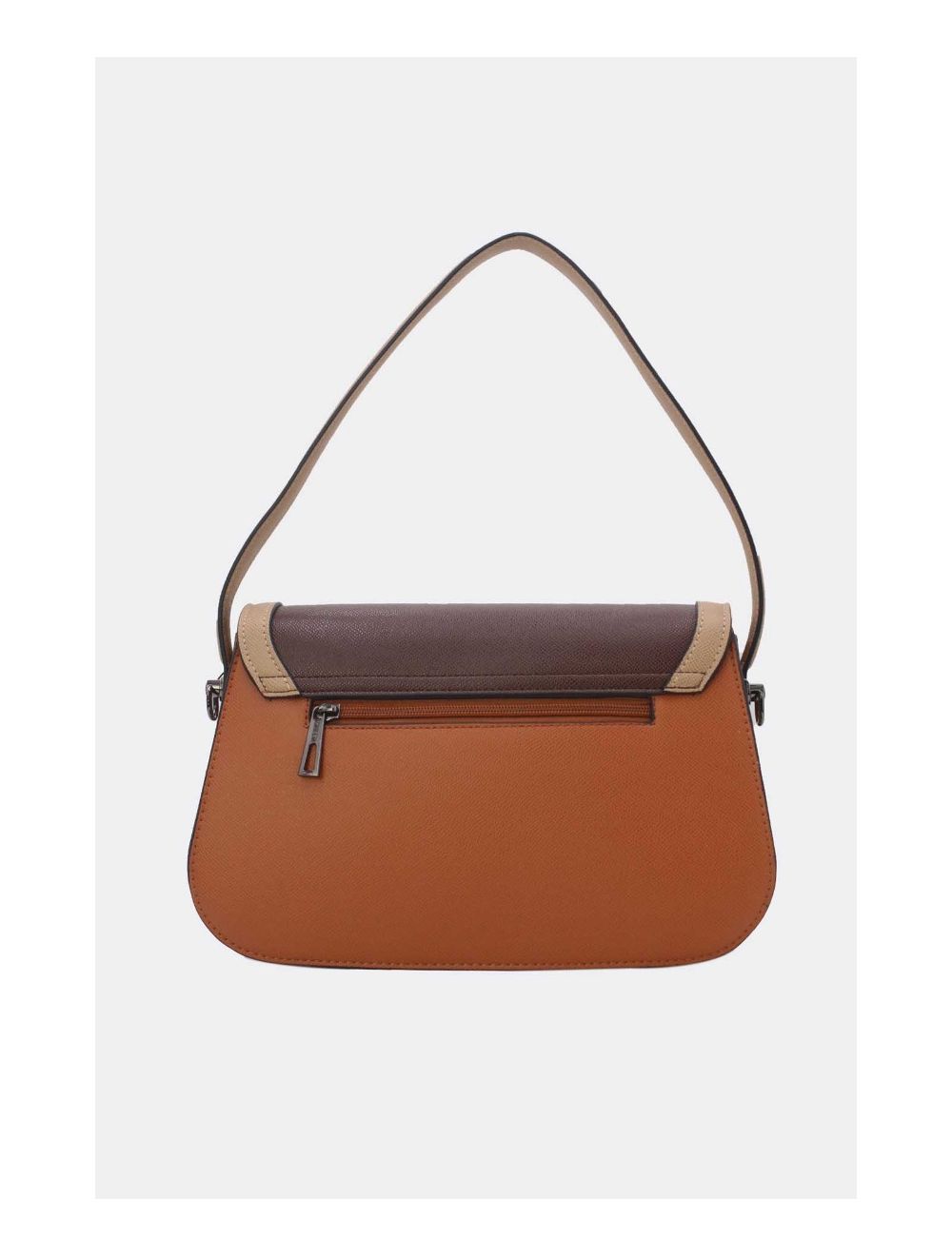 Tom&eva Sac Porté Épaule Femme Style Vintage 24B-6108-Brown/Coffee/Khaki
