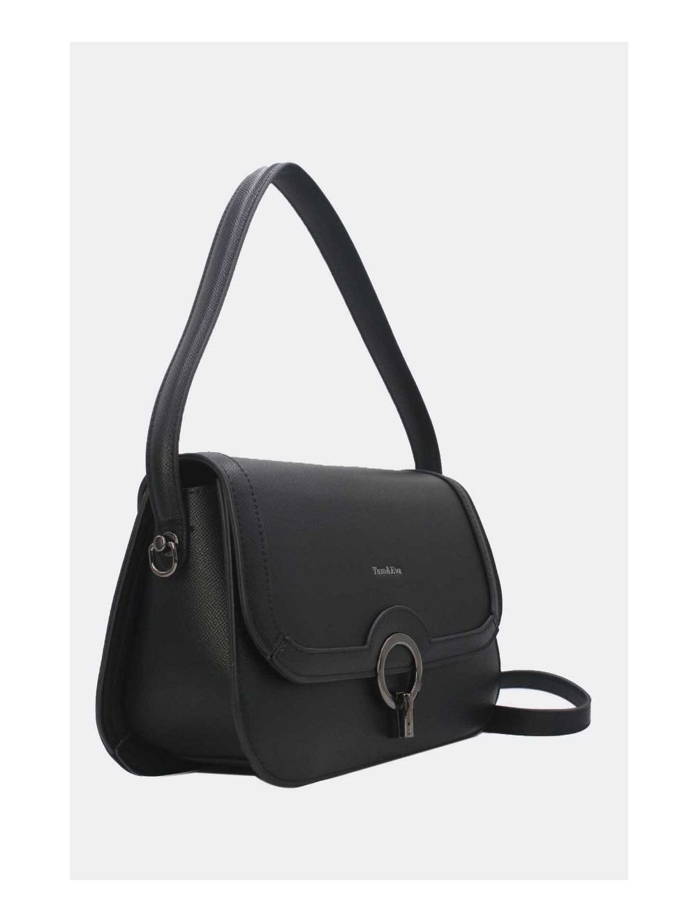 Tom&eva Sac Porté Épaule Femme Style Vintage 24B-6108-Noir
