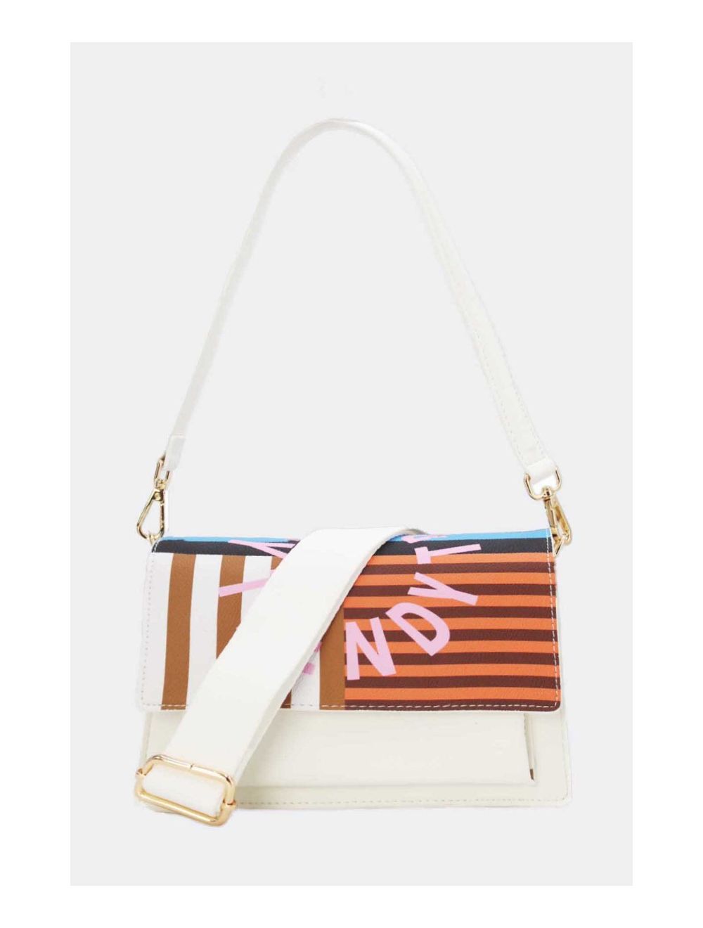 Tom&eva Sac Porté Épaule Multipoches 24P-6083-Blanc