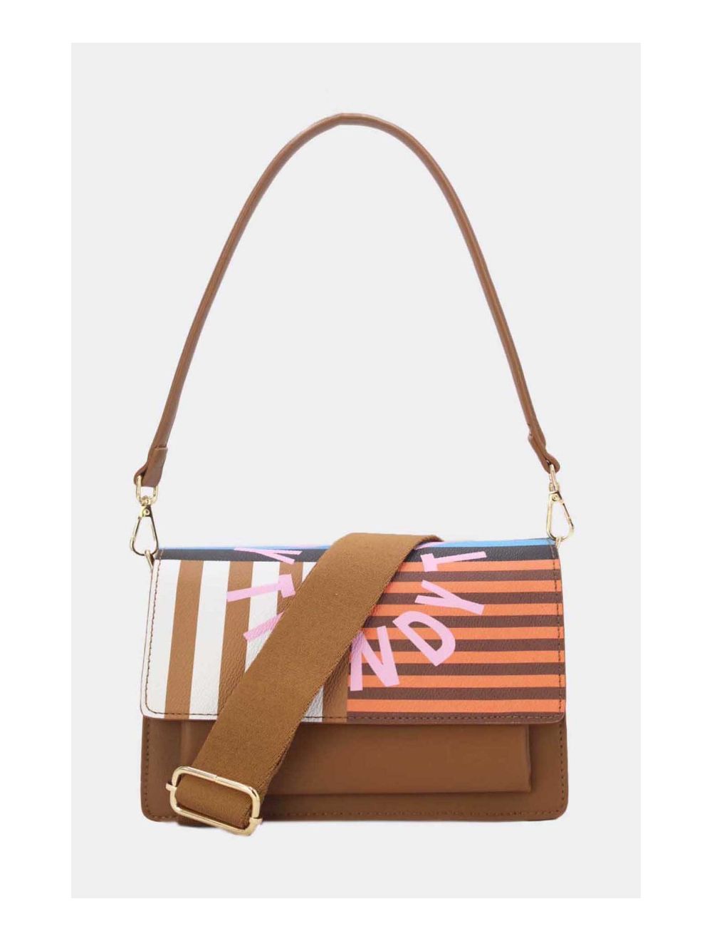 Tom&eva Sac Porté Épaule Multipoches 24P-6083-Marron