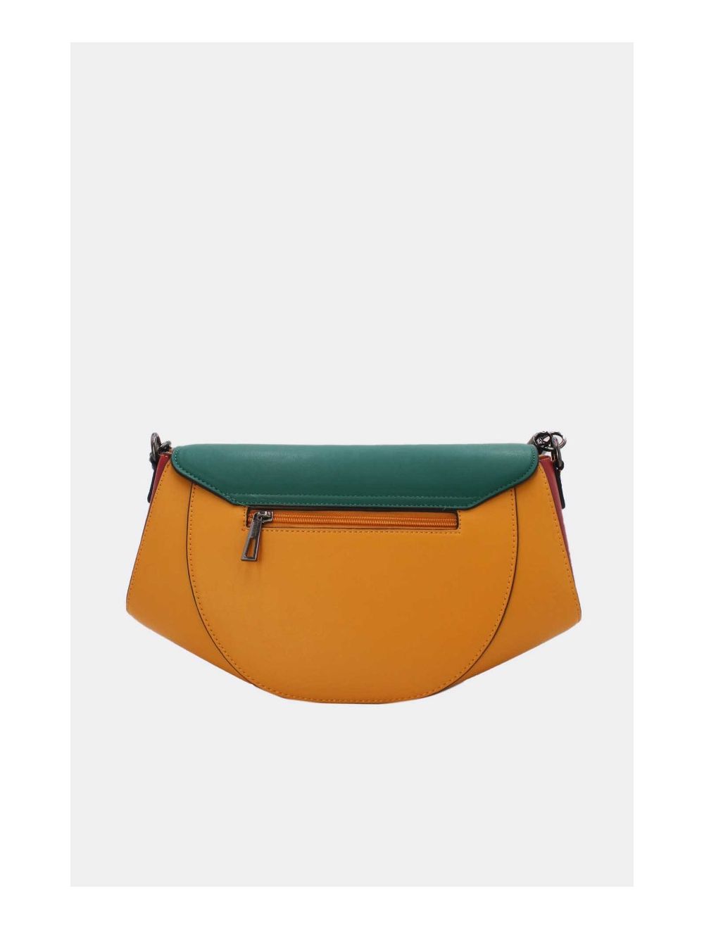Tom&eva Sac Porté Épaule Tricolore 24B-6012-Yellow/Red/Green