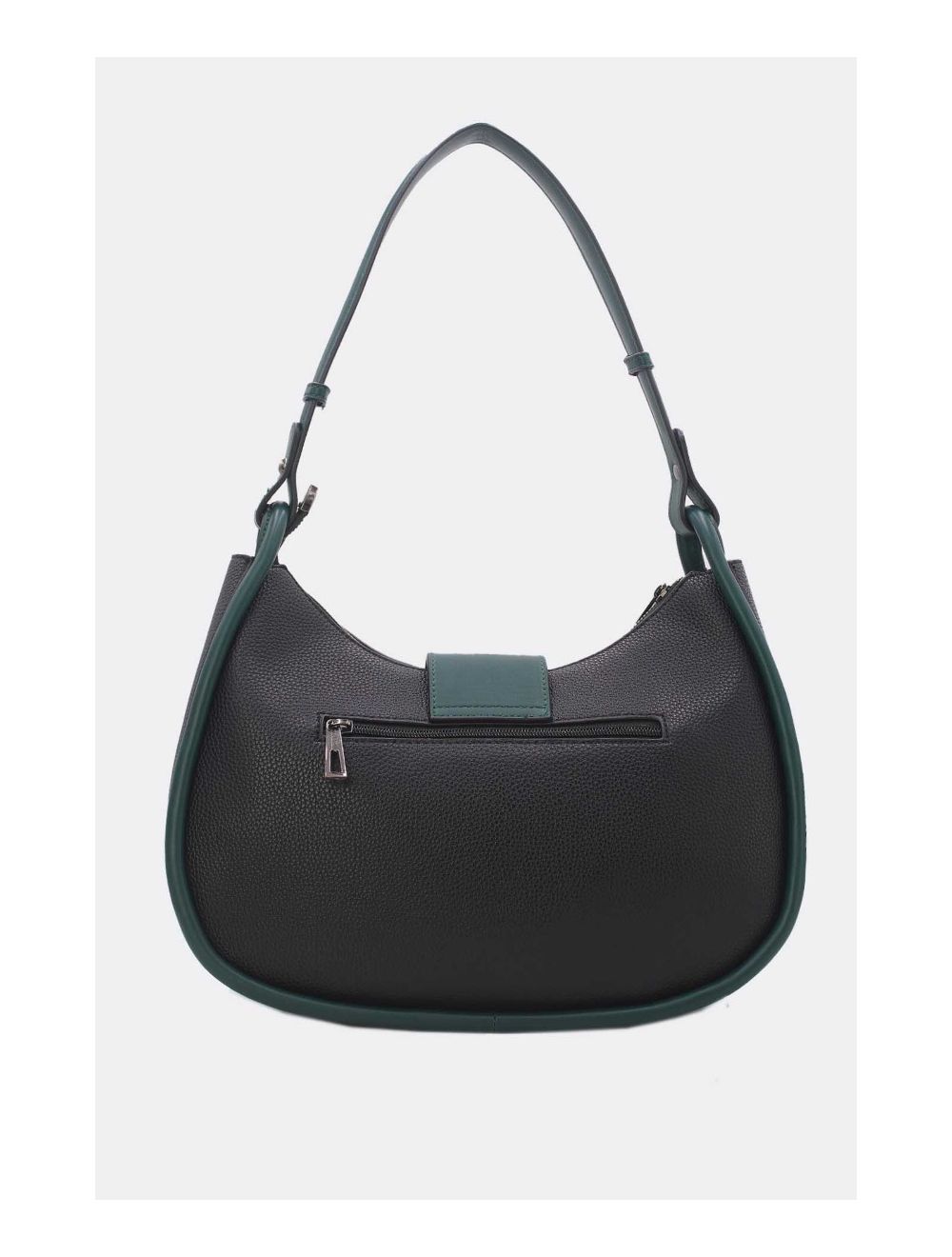 tom&eva Sac Porté Épaule Vintage 24B-6055-Black/Green