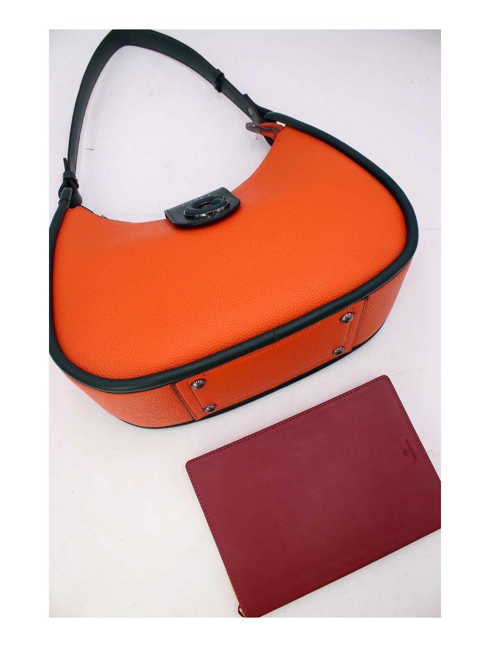 Tom&eva Sac Porté Épaule Vintage 24B-6055-Orange/Green