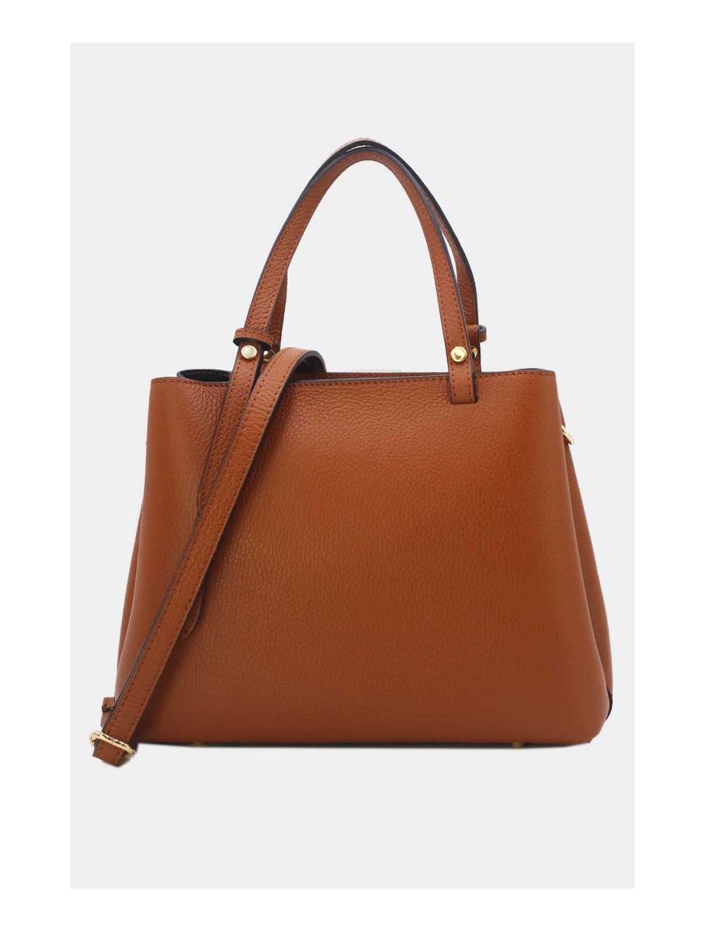 Tom&eva Sac Porté Main En Croûte De Cuir De Vachette Grainée 24C-6344-Camel