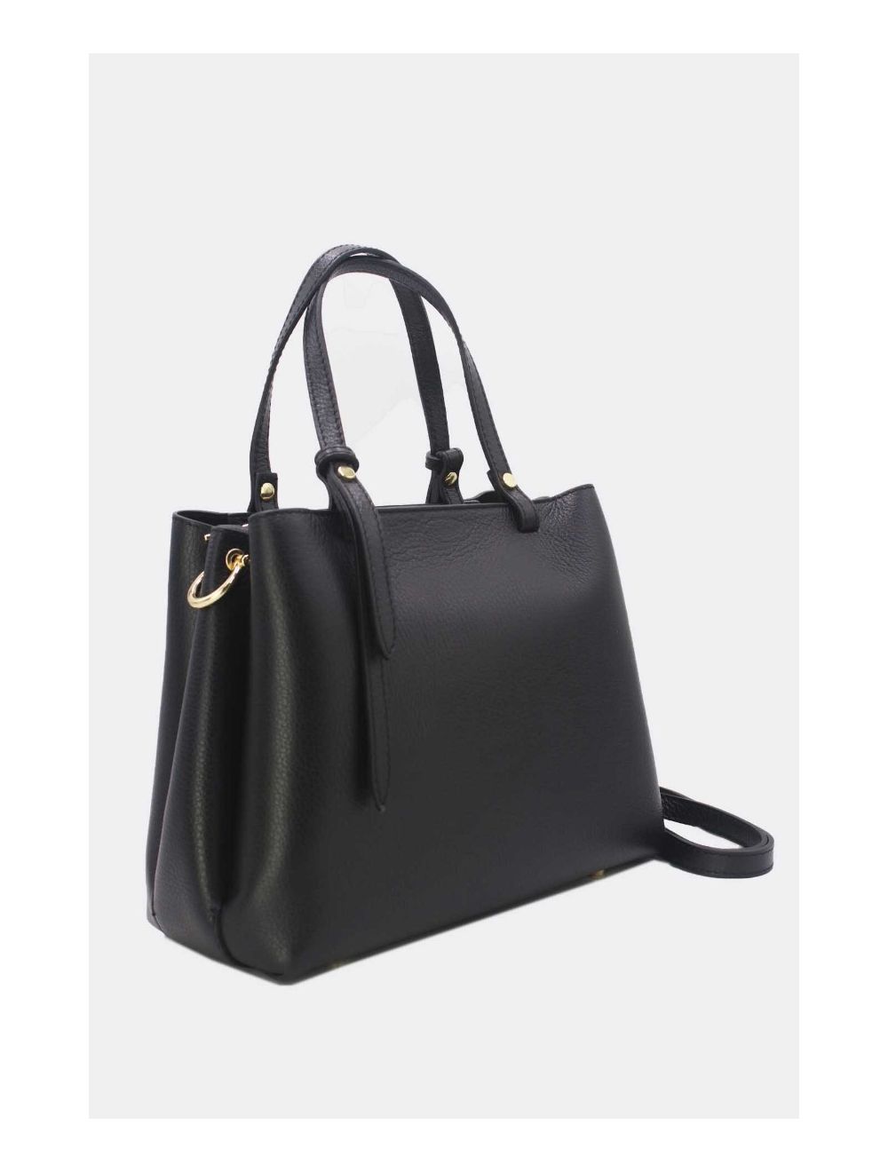 Tom&eva Sac Porté Main En Croûte De Cuir De Vachette Grainée 24C-6344-Noir