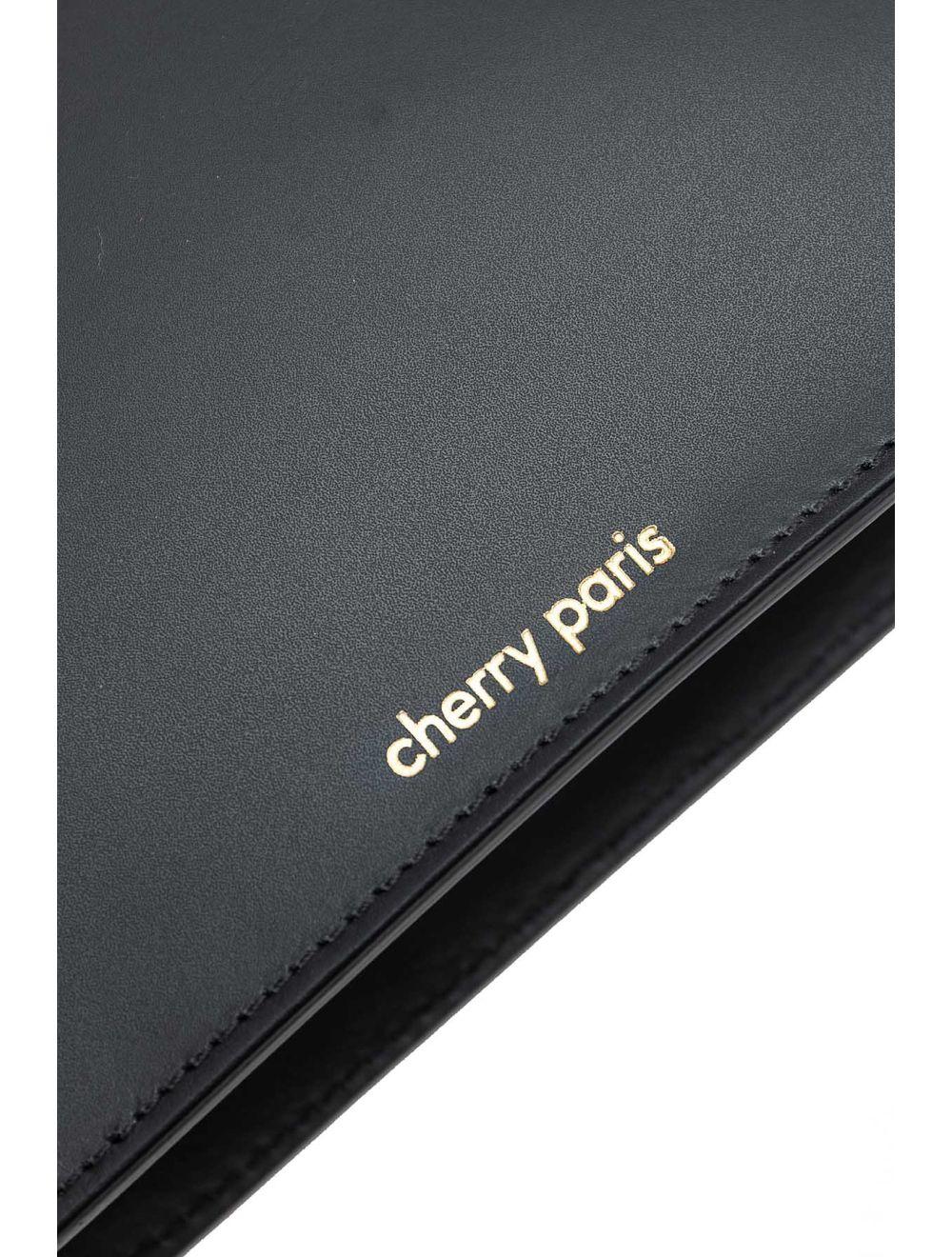 Tom&eva Sac Porté Main En Croûte De Cuir Vachette Lisse 4154 CHRISTINA-Noir