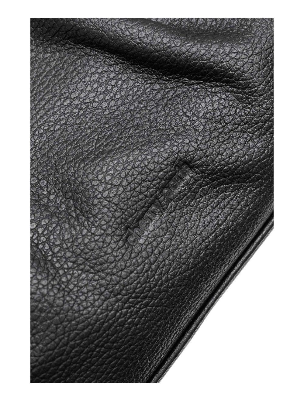 tom&eva Sac Porté Main En Cuir Vachette Grainée 4166 LALIE-Noir