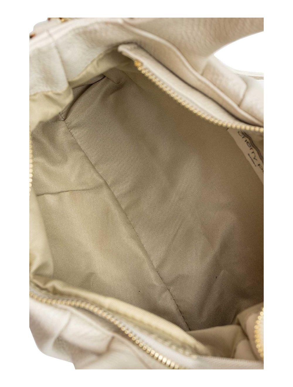 tom&eva Sac Porté Main En Cuir Vachette Grainée 4166 LALIE-Beige