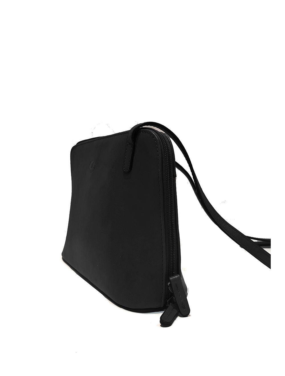 Tom&eva Sac Porté Travers En Cuir Vachette Collet RI865056-Noir
