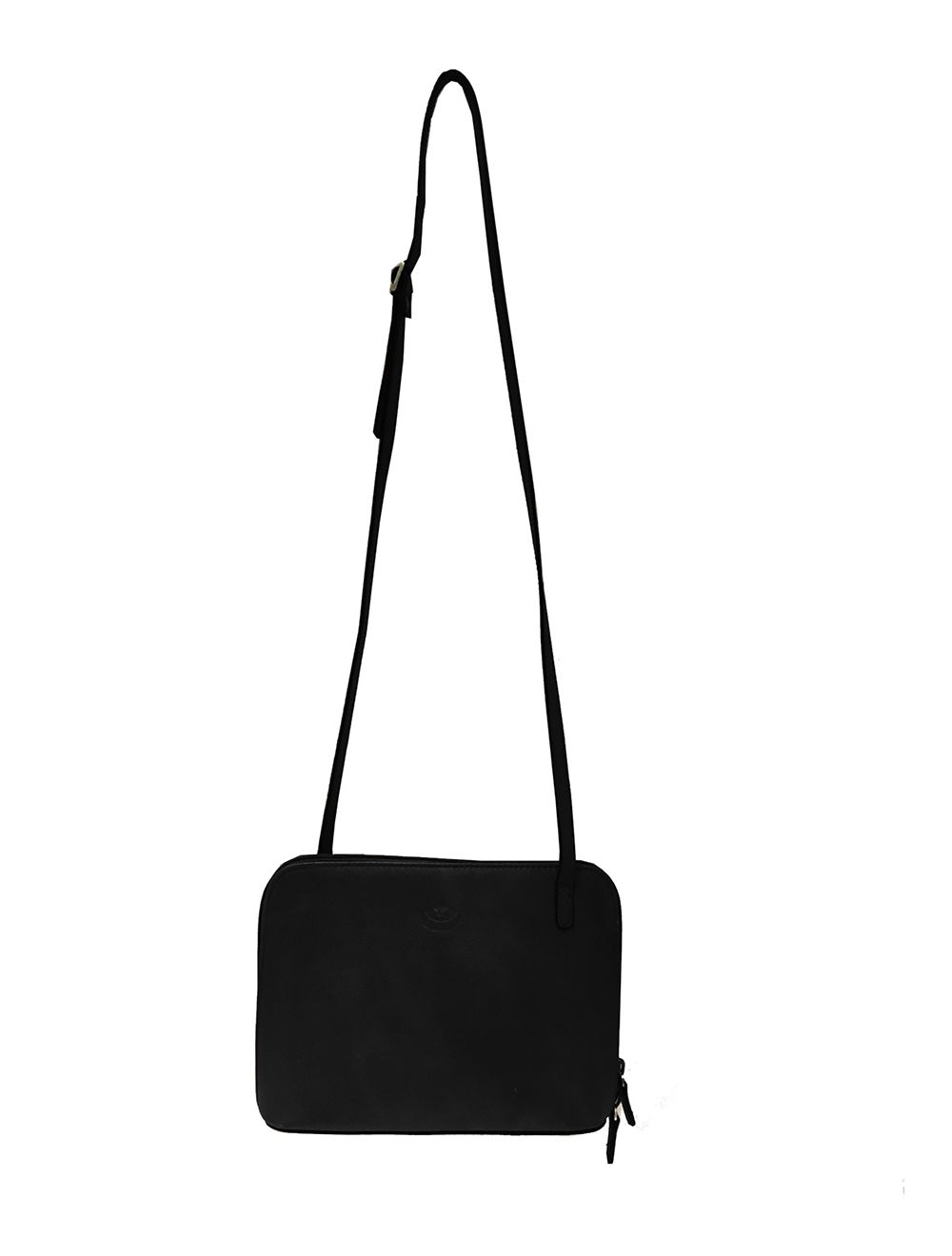 Tom&eva Sac Porté Travers En Cuir Vachette Collet RI865056-Noir