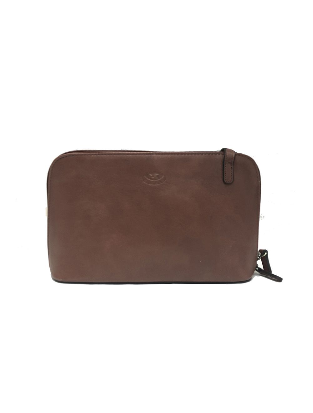 tom&eva Sac Porté travers en cuir vachette collet RI865056-Taupe