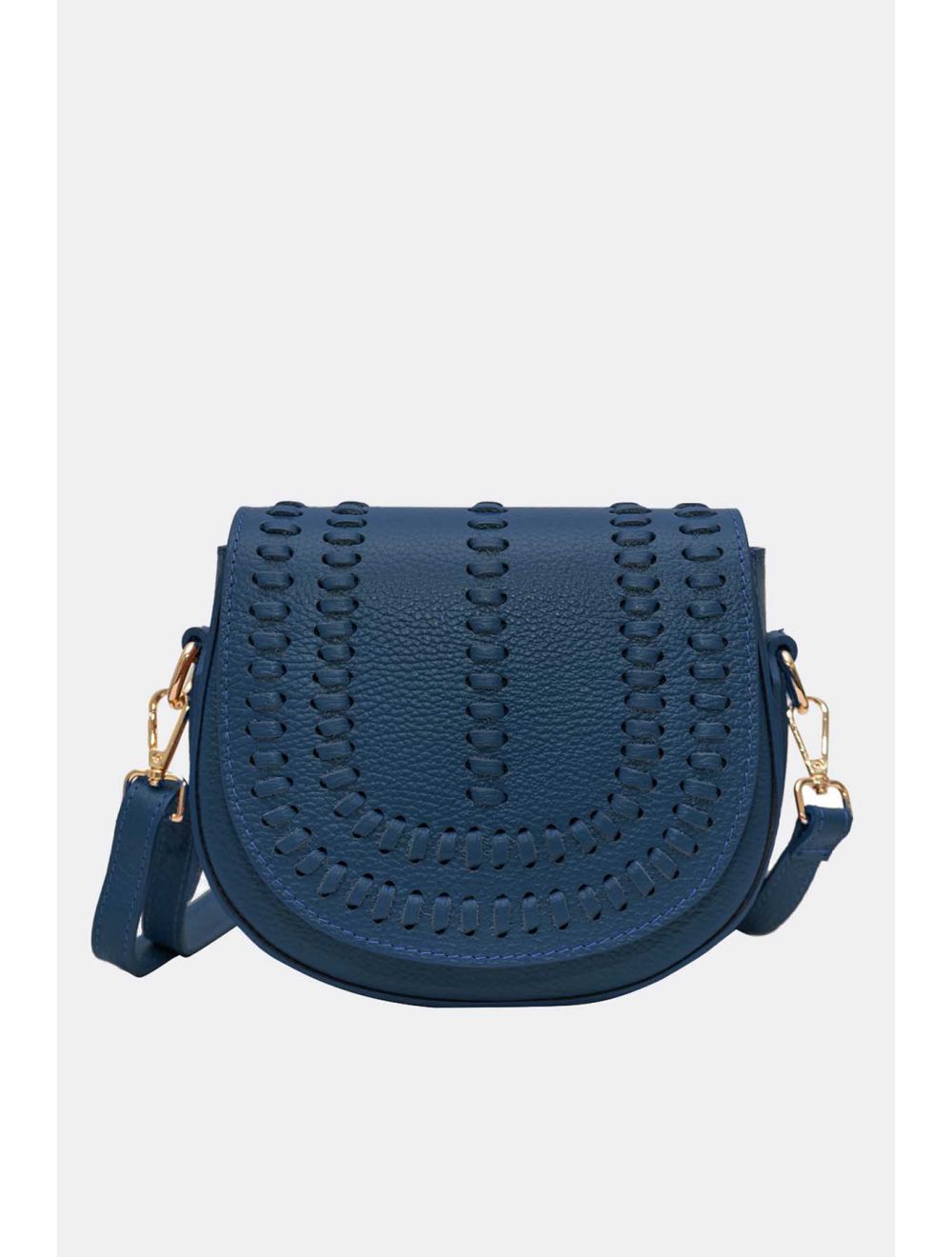 Tom&eva Sac Porté Travers En Cuir Vachette Gainé-TATIANA 4080-Petrole
