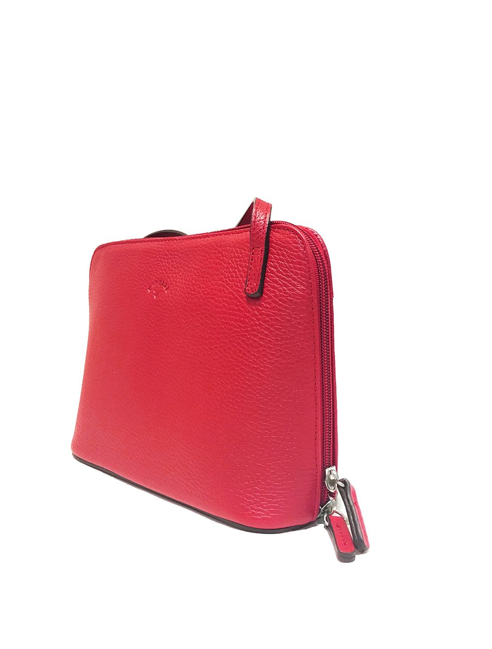 Tom&eva Sac Porté Travers En Cuir Vachette Grainé RI5156-Corail