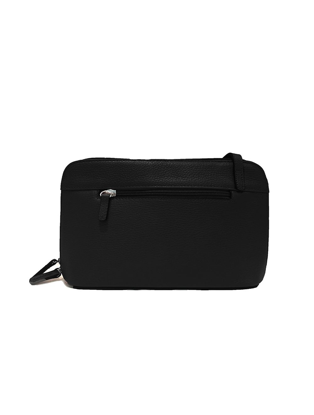 Tom&eva Sac Porté Travers En Cuir Vachette Grainé RI5156-Noir