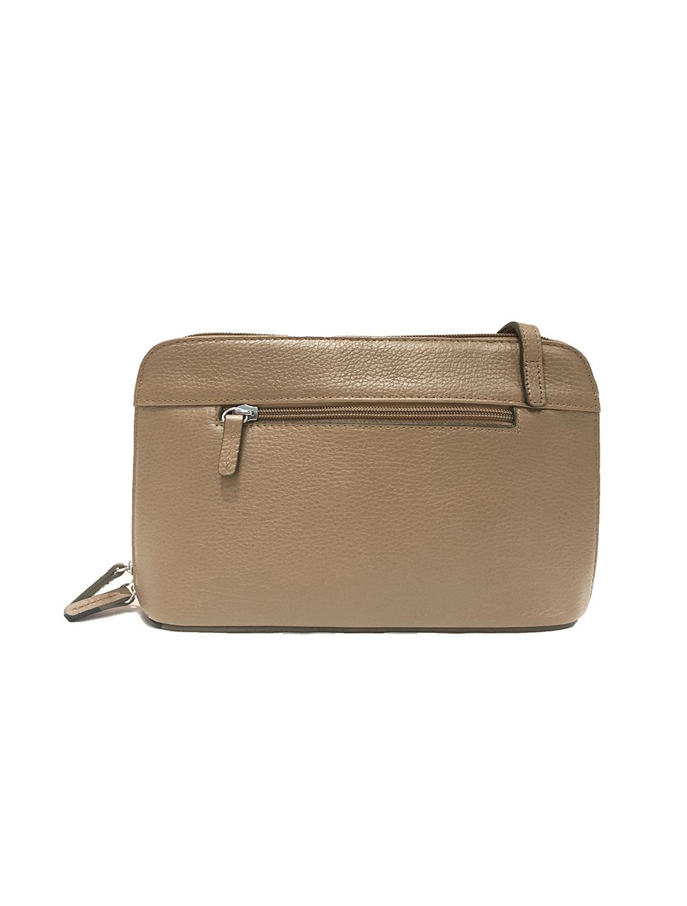 Tom&eva Sac Porté Travers En Cuir Vachette Grainé RI5156-Sable
