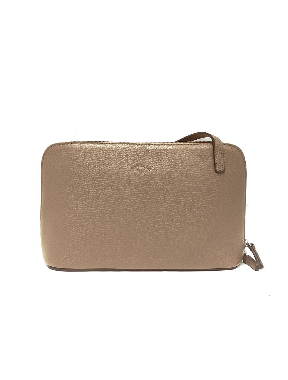 tom&eva Sac Porté travers en cuir vachette grainé RI5156-Sable