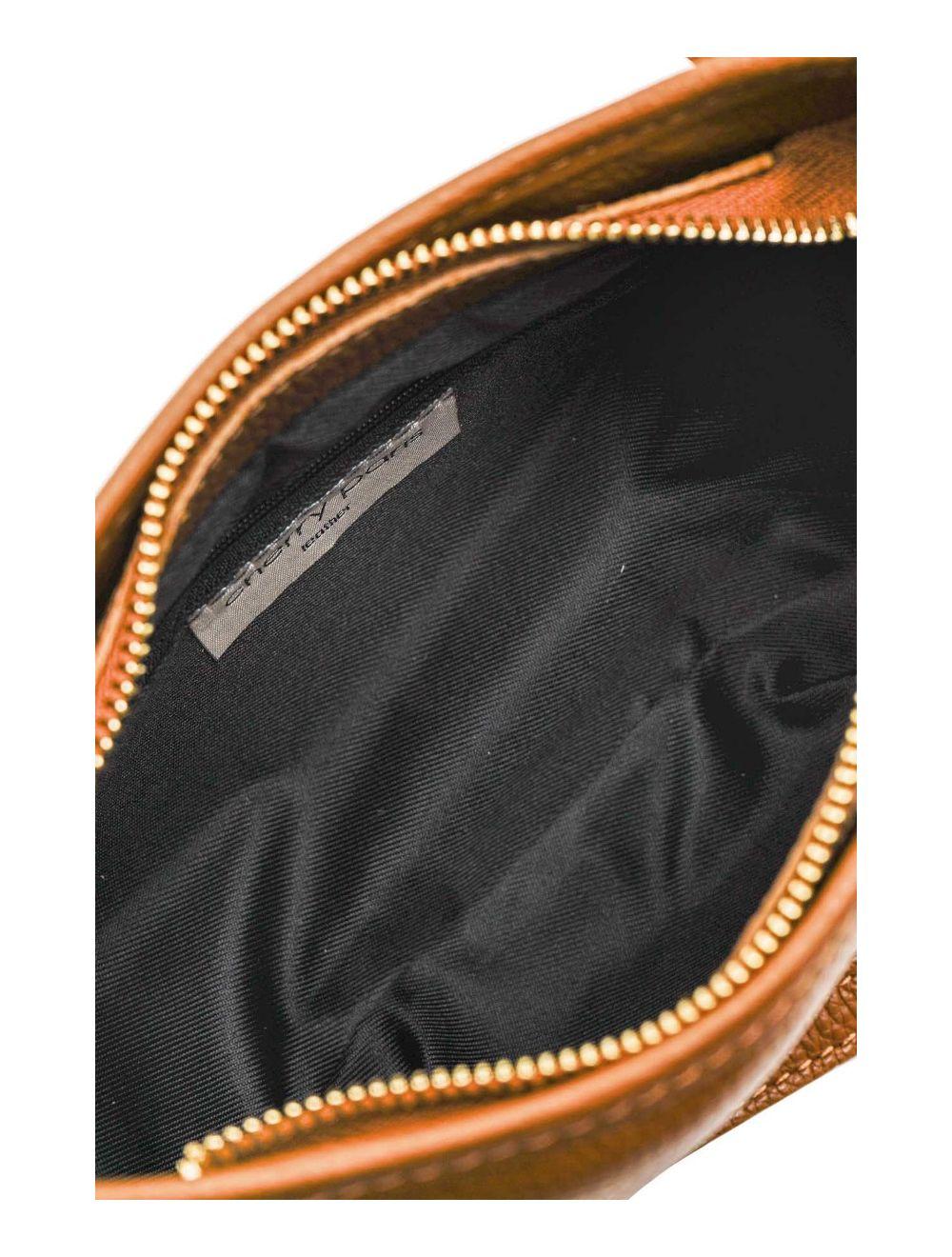 tom&eva Sac Porté Travers En Cuir Vachette Grainée 4139 ELORA-COGNAC
