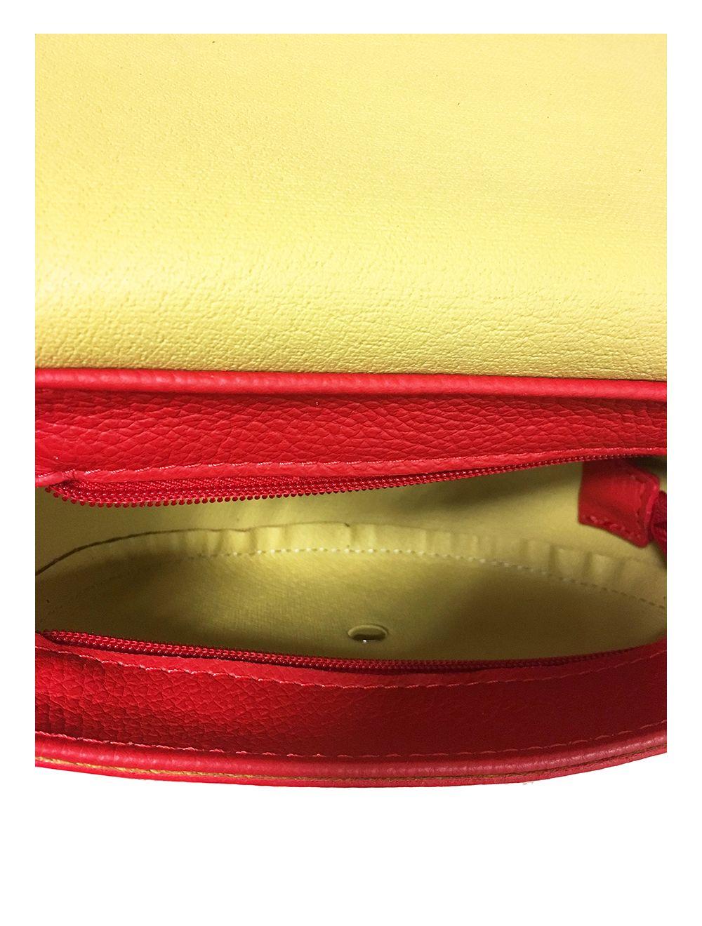 Tom&eva Sac Porté Travers En Cuir Vachette Grainée- RI202-Rouge